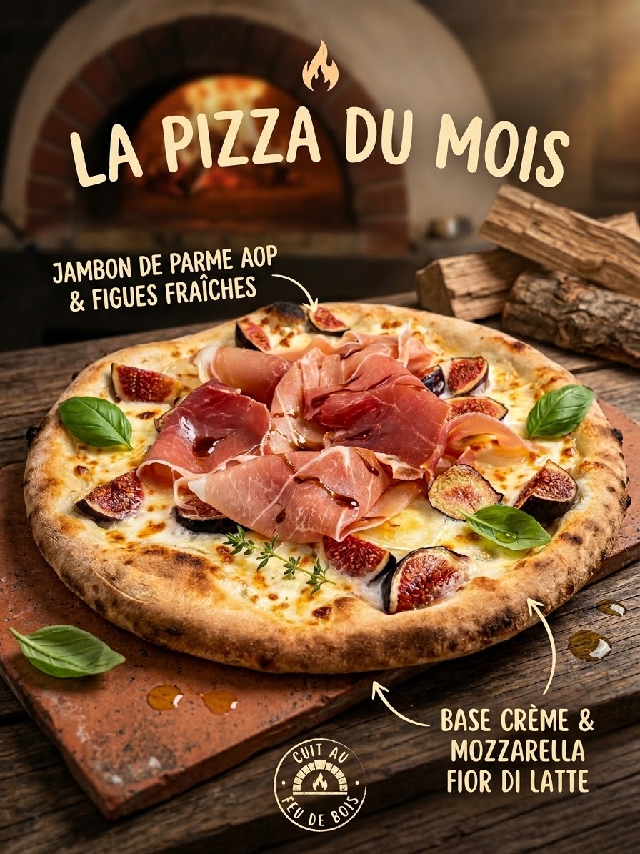Pizza figues et parma