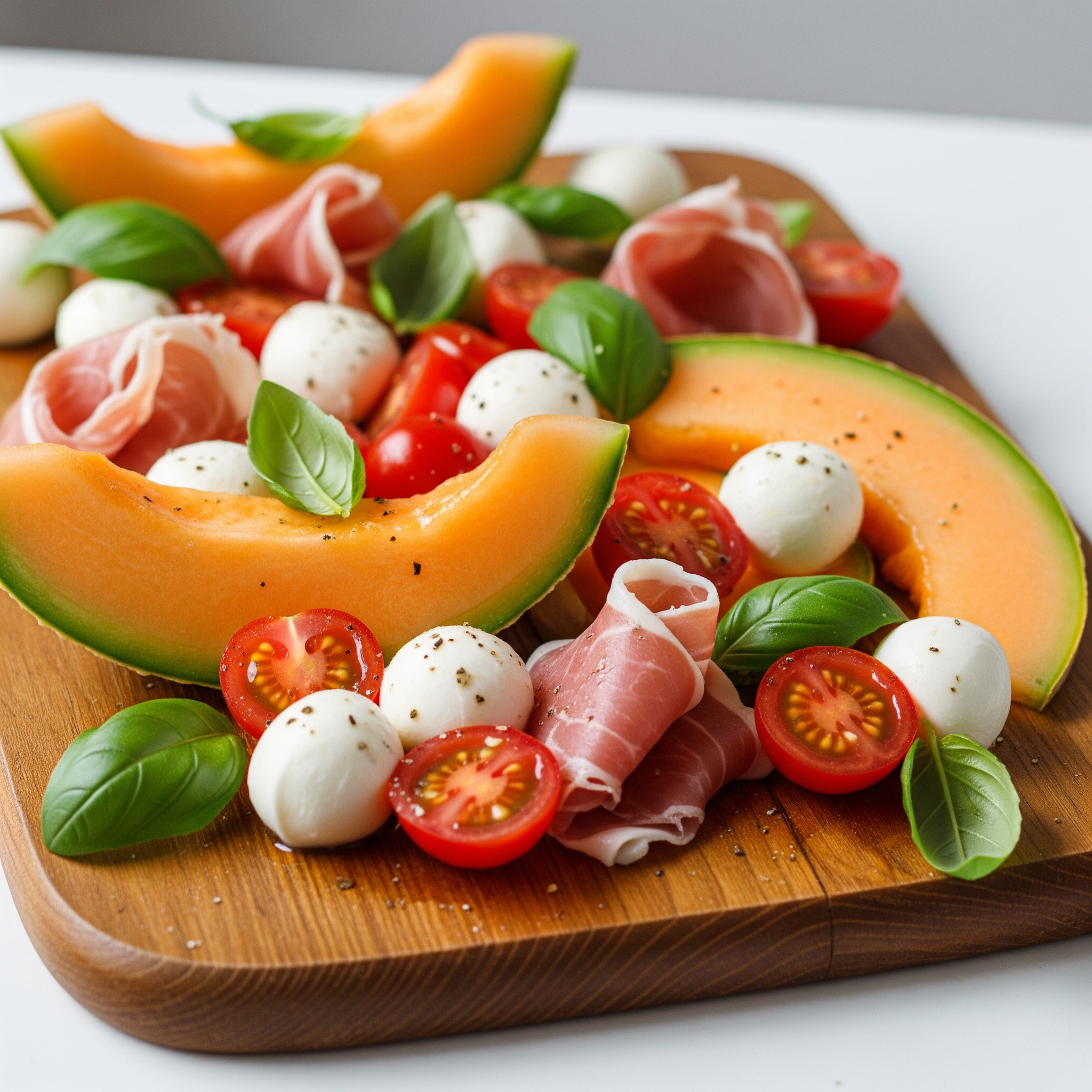 Salade Jambon melon