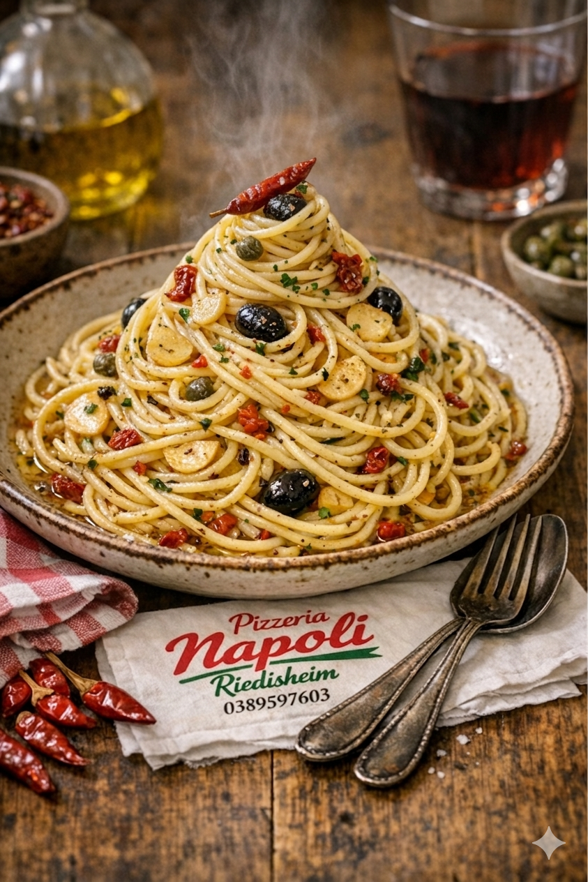 Spaghetti all olio